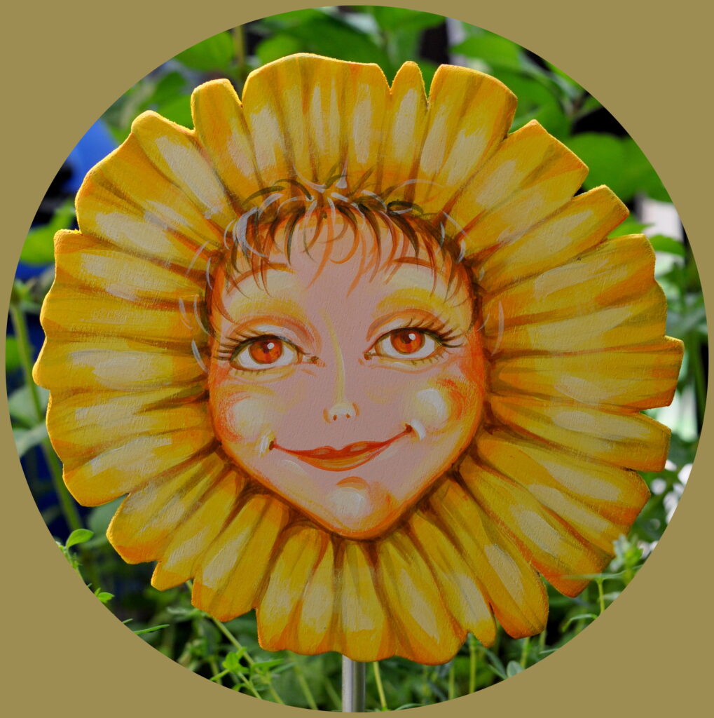 Blumenmädchen Sonnenfreude