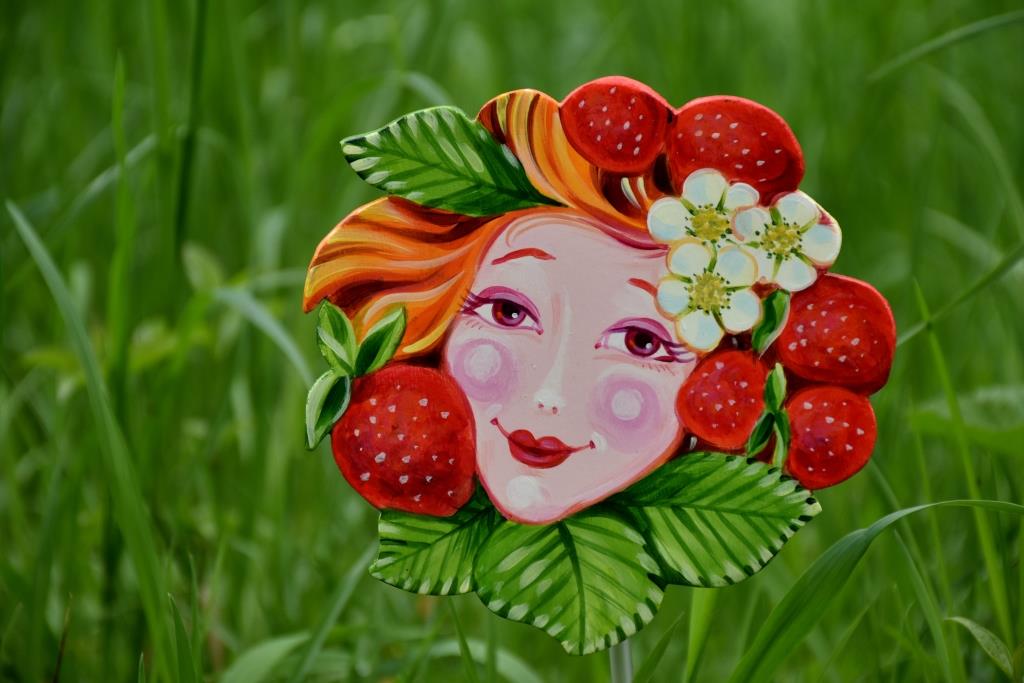 Biggis Blumenmädchen Fräulein Erdbeerrot Nummer 11