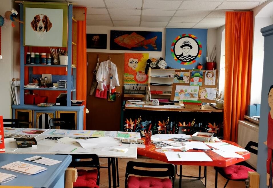 Einblick in die Malschule St. Egidien für Kinder und Jugendliche